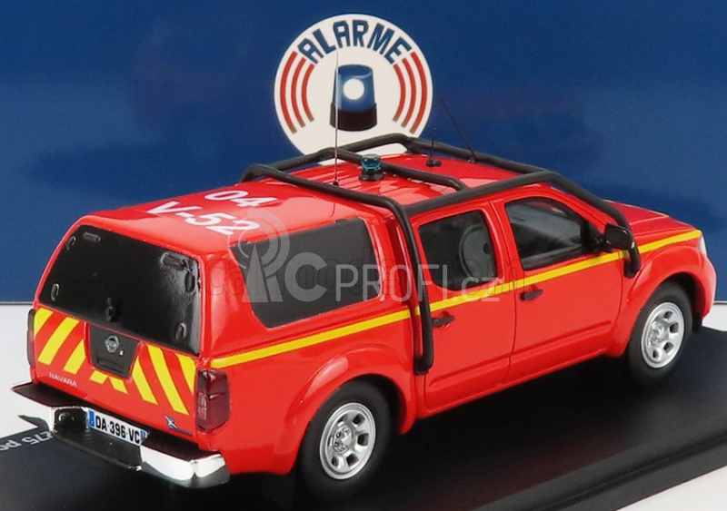 Alarme Nissan Navara Double Cabine Pick-up Sdis 04 Hasiči 2011 1:43, červená