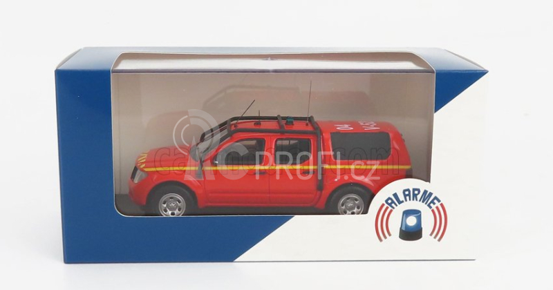 Alarme Nissan Navara Double Cabine Pick-up Sdis 04 Hasiči 2011 1:43, červená