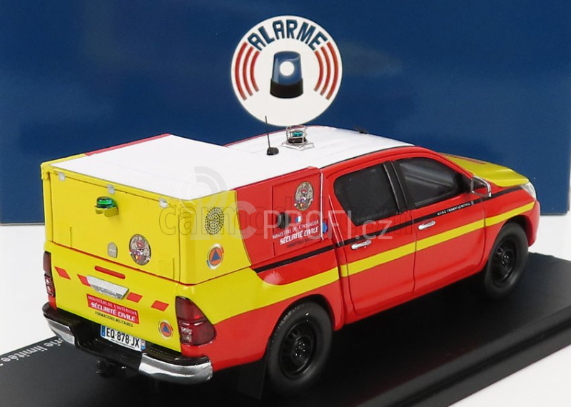 Alarme Toyota Hi-lux Pick-up Double Cabine Vltt Securite Civile Cyno 2011 1:43, červená