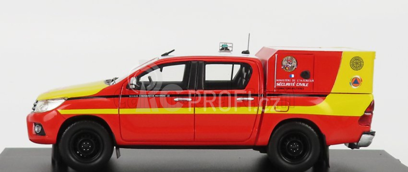 Alarme Toyota Hi-lux Pick-up Double Cabine Vltt Securite Civile Cyno 2011 1:43, červená