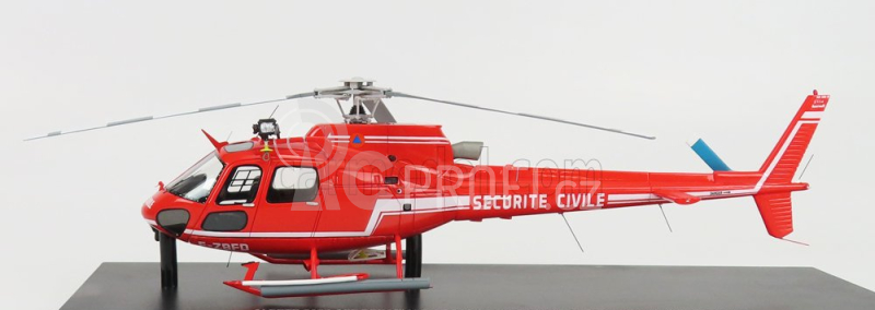 Alerte Aerospatiale As 350 Helicopter Securite Civile 1979 1:43 Red