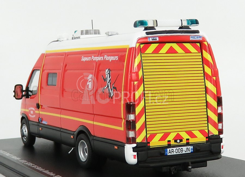 Alerte Iveco fiat New Daily 50-18 Van Sdis 36 Sapeurs Pompiers Plongeurs 2019 1:43 Červená Bílá