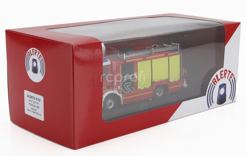 Alerte MAN Tgm 15.290 Tanker Truck Sapeurs Pompiers Ftp Rosenbauer Sdis 87 2020 1:43 Červená Žlutá Bílá