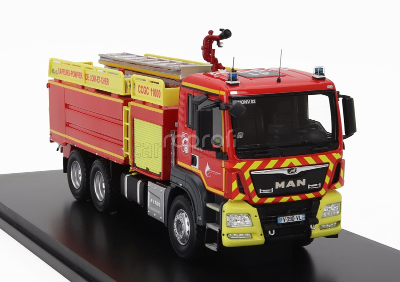 Alerte MAN Tgs 28.400 Tanker Truck Gallin Ccgc Sdis 41 Sapeurs Pompiers De Loir Et Cher 2020 1:43 Červená Žlutá