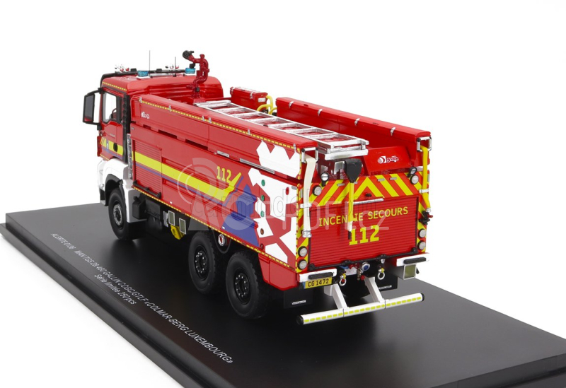 Alerte MAN Tgs 28.460 Tanker Truck Gallin Ccgc/gtlf Sapeurs Pompiers Colmar Berg Luxembourg 2020 1:43 Červená Bílá Žlutá