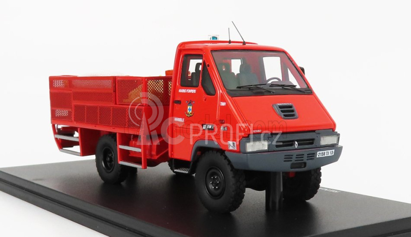 Alerte Renault B110 4x4 Truck Tmh Bmpm Sapeurs Pompiers Marines Marselle 1998 1:43 Red