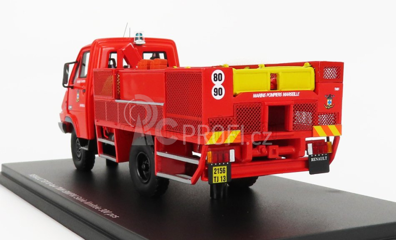 Alerte Renault B110 4x4 Truck Tmh Bmpm Sapeurs Pompiers Marines Marselle 1998 1:43 Red