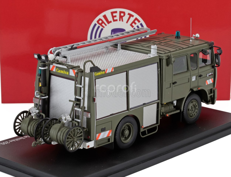 Alerte Renault G230 Phase Ii Tanker Truck Camiva Fpt Armee De L'air 1991 1:43 Vojenská Zelená
