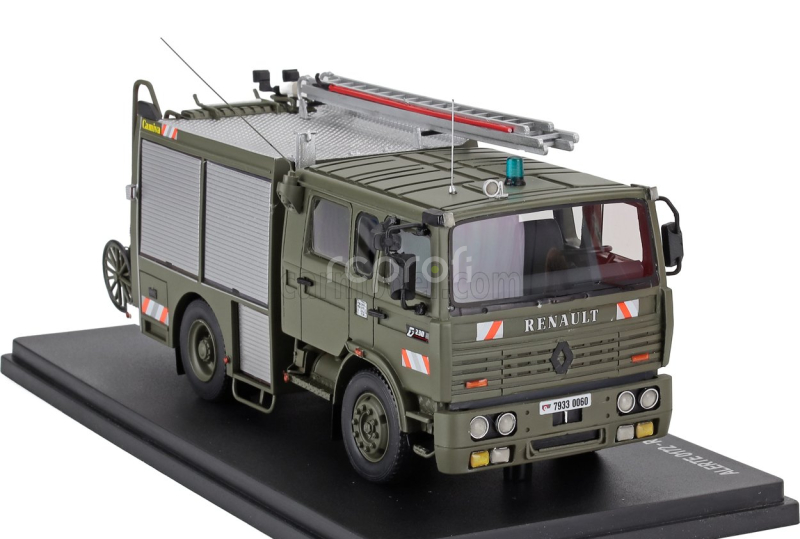 Alerte Renault G230 Phase Ii Tanker Truck Camiva Fpt Armee De L'air 1991 1:43 Vojenská Zelená