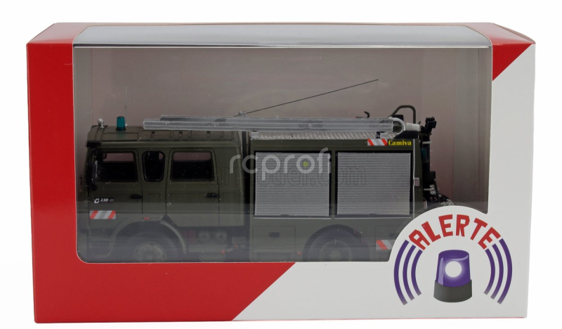 Alerte Renault G230 Phase Ii Tanker Truck Camiva Fpt Armee De L'air 1991 1:43 Vojenská Zelená