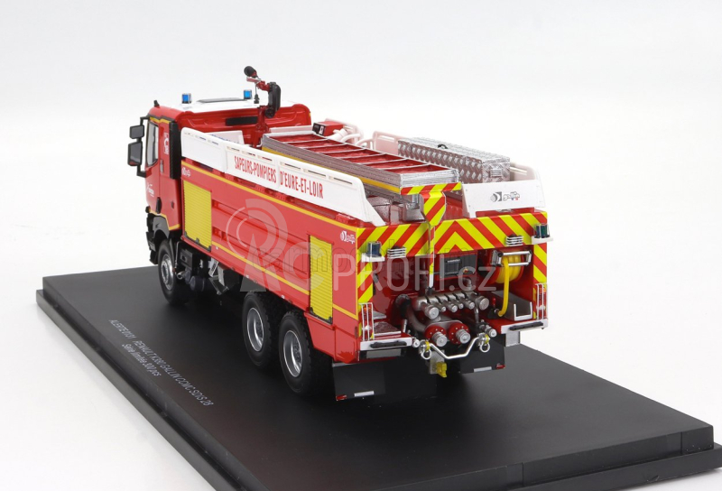 Alerte Renault K380 Gallin Ccmc Sdis 28 Tanker Truck 3-assi Saupers Pompiers D'eure Et Loir 2019 1:43 Červená Bílá Žlutá