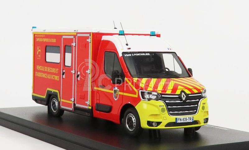 Alerte Renault Master Van Vsav Sdis 25 Hasičská ambulance 2019 1:43, červená