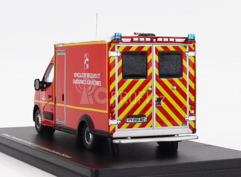 Alerte Renault Master Van Was Sdis 59 Hasičská ambulance 2019 1:43, červená