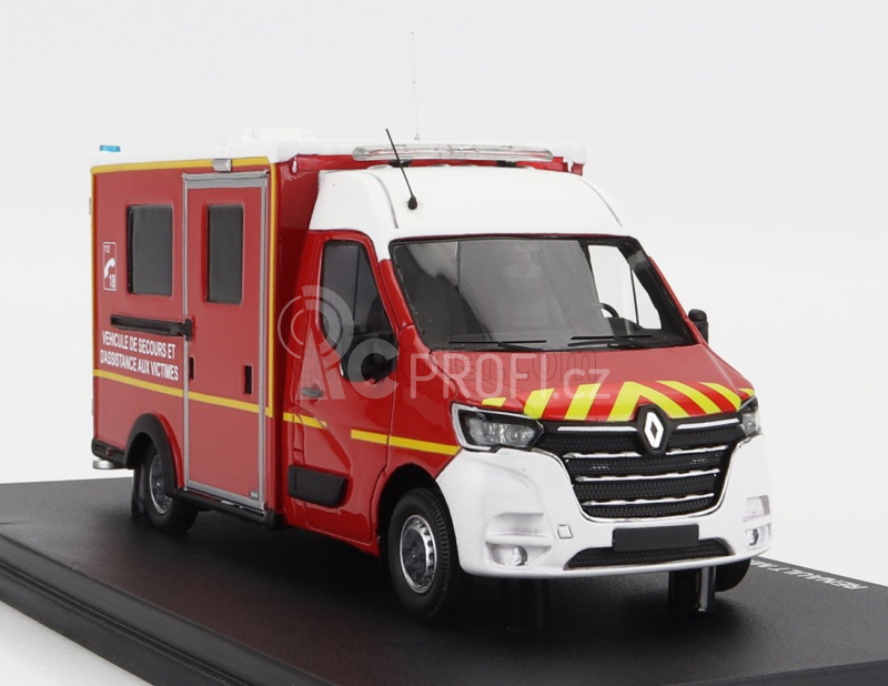 Alerte Renault Master Van Was Sdis 77 Hasičská ambulance 2019 1:43, červená