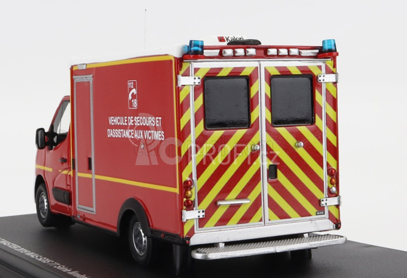 Alerte Renault Master Van Was Sdis 77 Hasičská ambulance 2019 1:43, červená