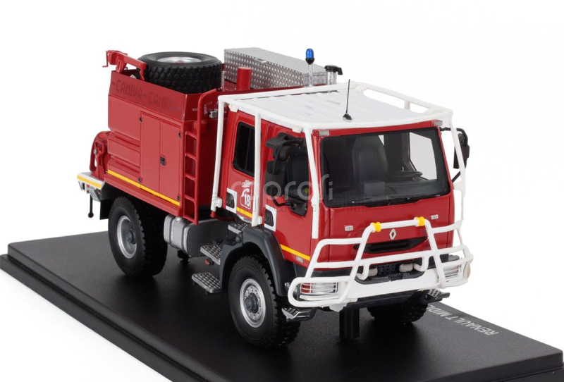 Alerte Renault Midlum Tanker Truck Camiva Sdis 36 Sapeurs Pompiers 2007 1:43 Červená Bílá