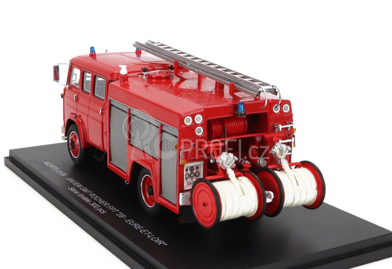 Alerte Saviem Sm7 Double Cabine Cisternové požární vozidlo 1976 1:43, červená