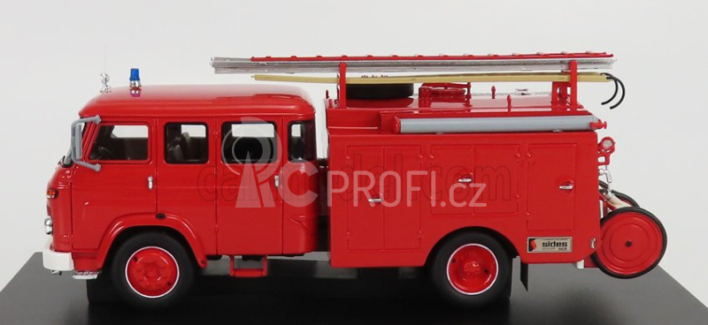 Alerte Saviem Sm7 Double Cabine Tanker Truck Sapeurs Pompiers Sides Fpt 1976 1:43 Red