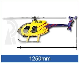 ALIGN - maketový trup Hughes 500E - T-REX 600
