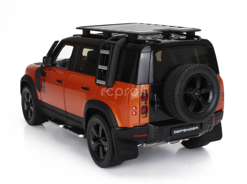 Almost-real Land rover New Defender 110 2020 1:18 Oranžová Černá