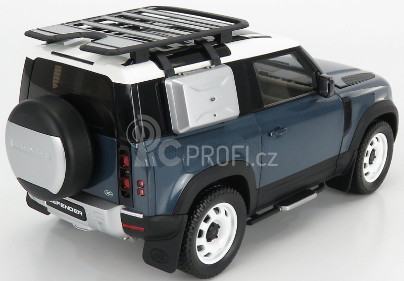 Almost-real Land rover New Defender 90 2020 1:18 Tasman Blue