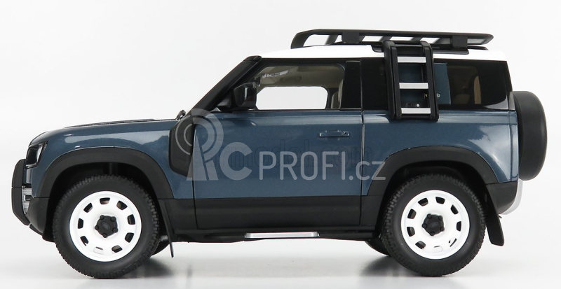 Almost-real Land rover New Defender 90 2020 1:18 Tasman Blue