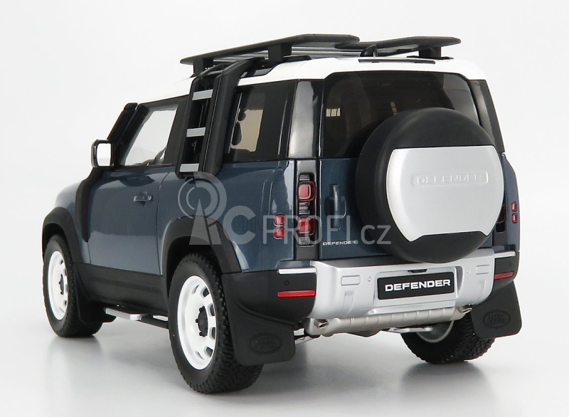 Almost-real Land rover New Defender 90 2020 1:18 Tasman Blue