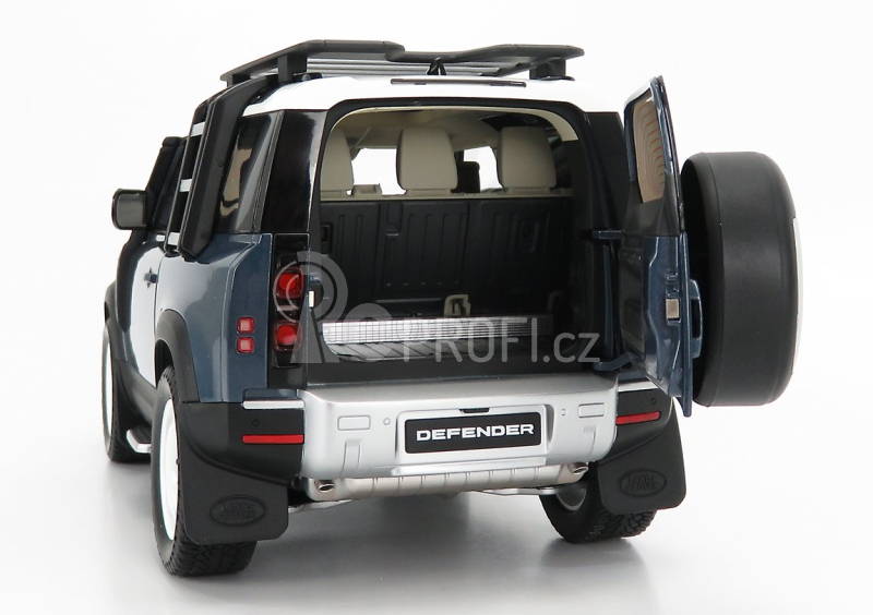 Almost-real Land rover New Defender 90 2020 1:18 Tasman Blue