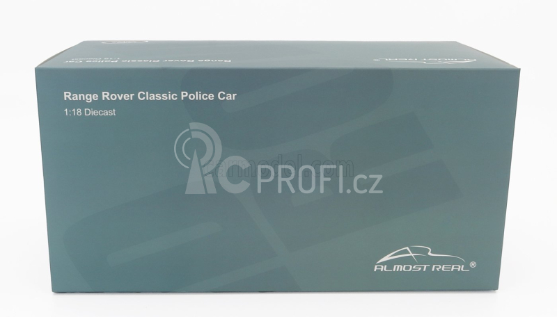 Almost-real Land rover Range Rover Police 1980 1:18 Bílá Oranžová Modrá