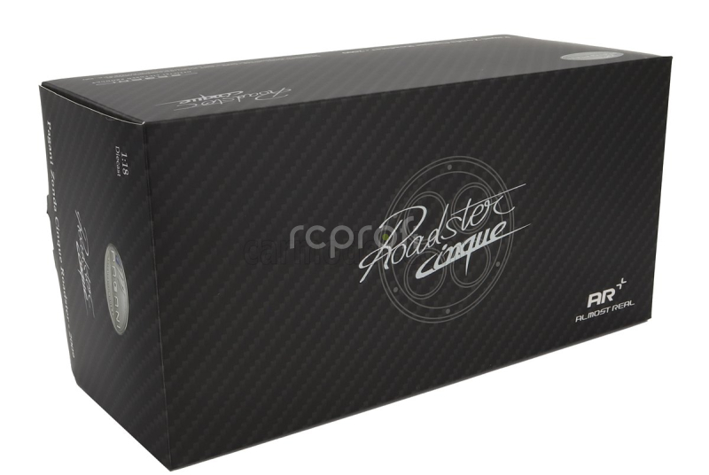Almost-real Pagani Zonda 5 Cinque Roadster 2009 1:18 Bílý Černý Uhlík