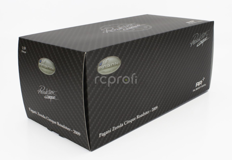 Almost-real Pagani Zonda 5 Cinque Roadster 2009 1:18 Červený Černý Uhlík
