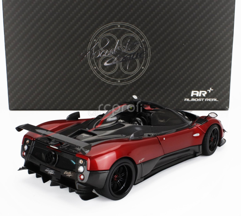 Almost-real Pagani Zonda 5 Cinque Roadster 2009 1:18 Červený Černý Uhlík