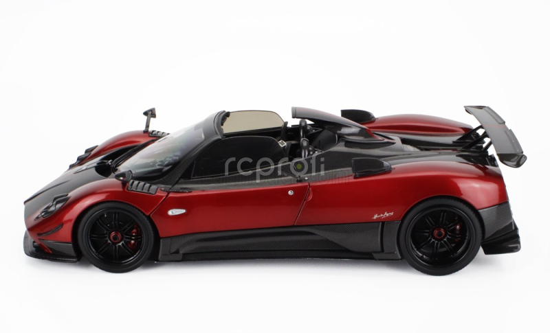 Almost-real Pagani Zonda 5 Cinque Roadster 2009 1:18 Červený Černý Uhlík