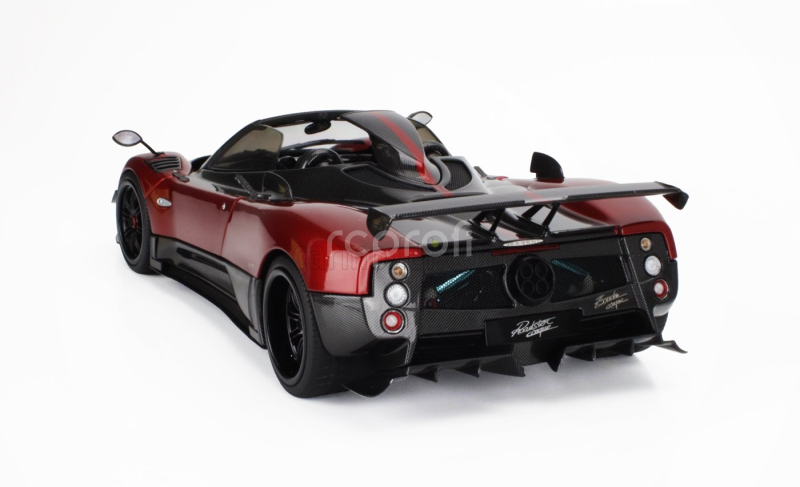 Almost-real Pagani Zonda 5 Cinque Roadster 2009 1:18 Červený Černý Uhlík