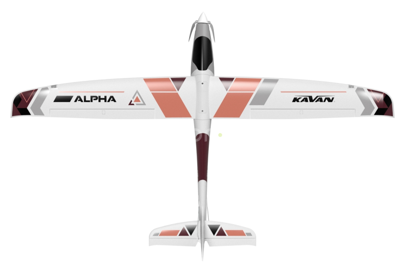 RC letadlo Alpha 1500 V2 ARF, červená