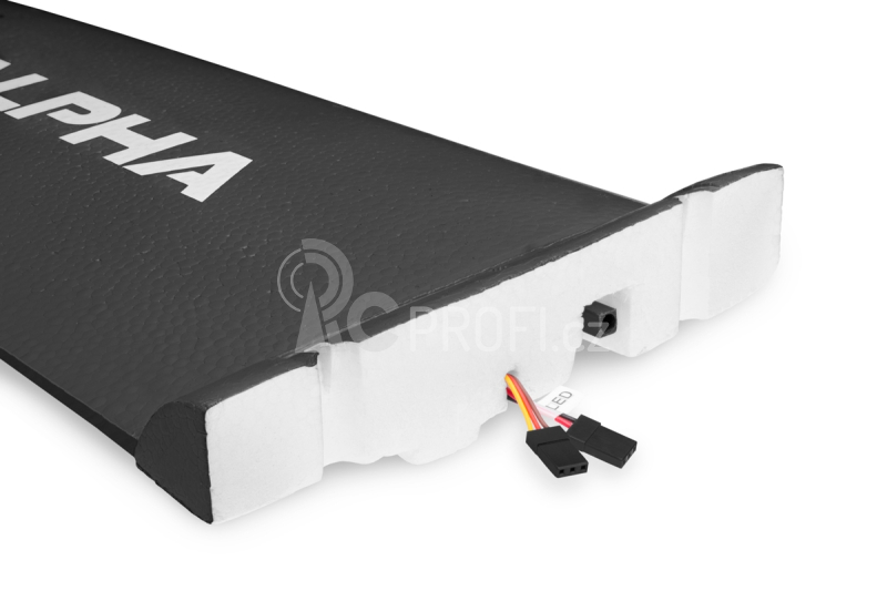 RC letadlo Alpha 1500V2 RTF(M1), černá