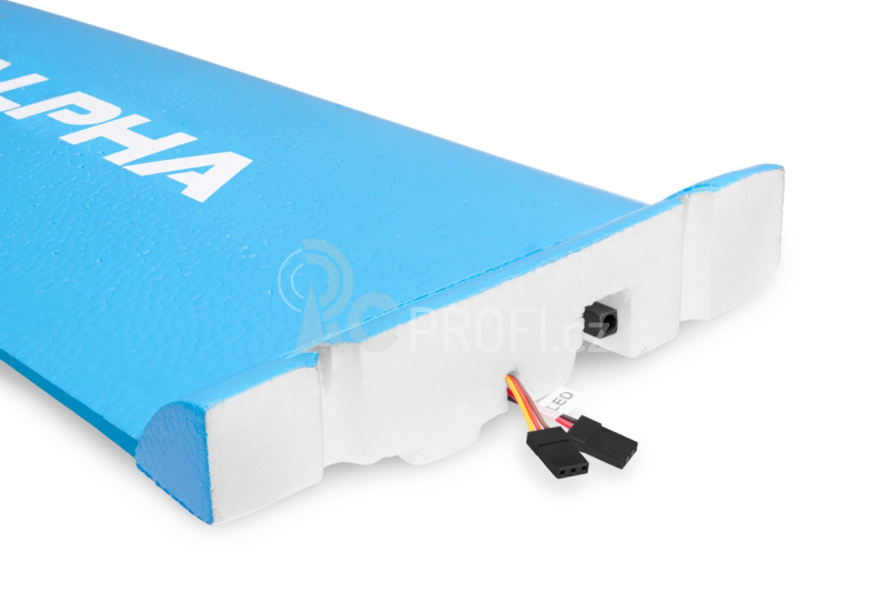 RC letadlo Alpha 1500V2 RTF(M1), modrá