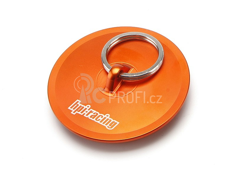 Alu víčko pro vzduchový filtr (oranžový)