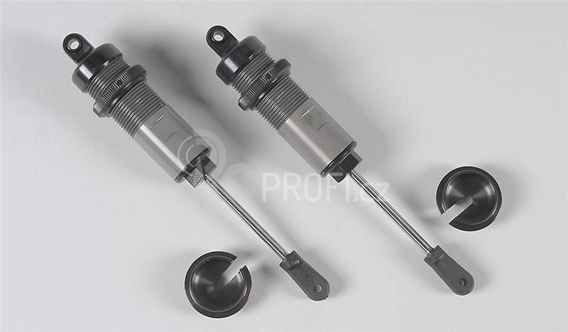 Aluminium tlumiče krátké, O24x168mm, 2ks.