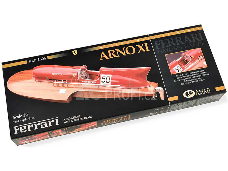AMATI Arno XI Ferrari závodní člun 1:8 kit