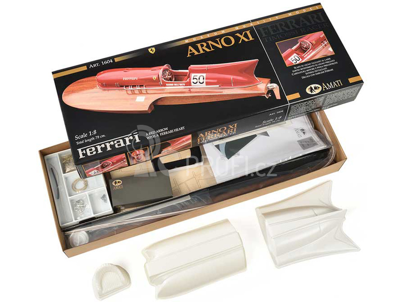 AMATI Arno XI Ferrari závodní člun 1:8 kit