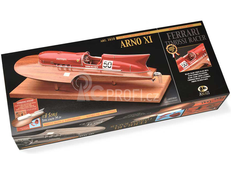 AMATI Arno XI Racer závodní člun 1960 1:8 kit