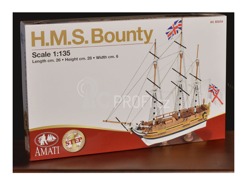 AMATI H.M.S. Bounty 1:135 First step kit