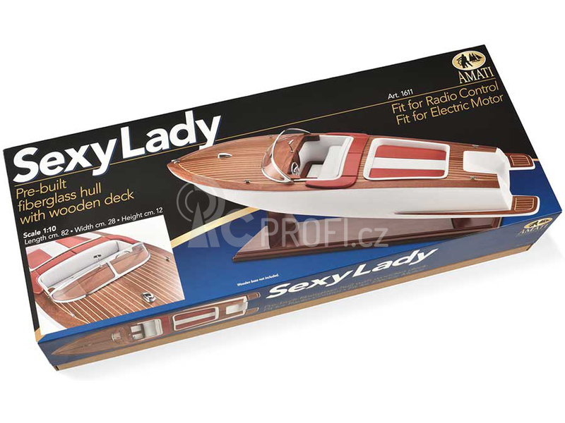 AMATI Sexy Lady sportovní člun 1:8 kit