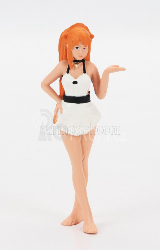 American diorama Figures Cosplay Girl 2 1:24 Béžová Bílá Oranžová