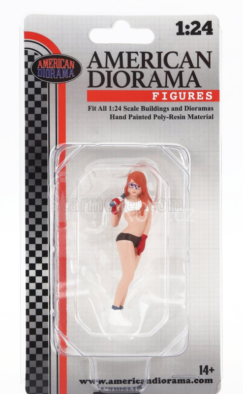 American diorama Figures Cosplay Girl 6 1:24 Béžová Bílá Oranžová