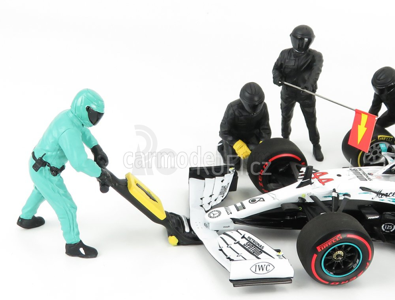 American diorama Figurky mechaniků F1 Pit-stop Set 1 2020 1:18, černá