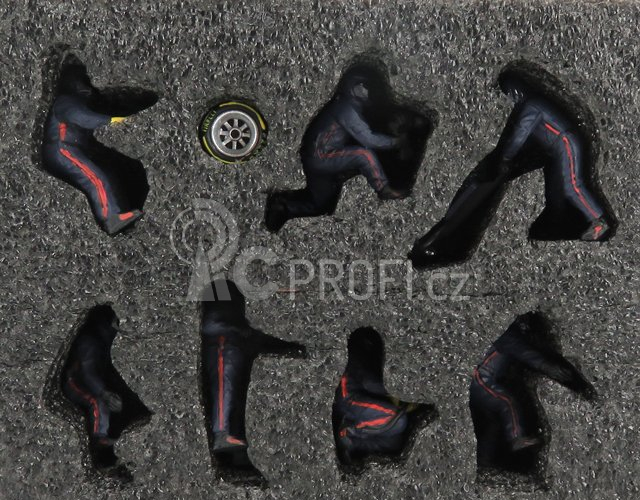 American diorama Figurky mechaniků F1 Pit-stop Set 1 2020 1:43