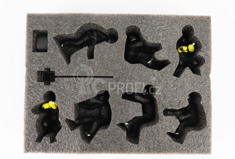 American diorama Figurky mechaniků F1 Pit-stop Set 2 2020 1:18, černá