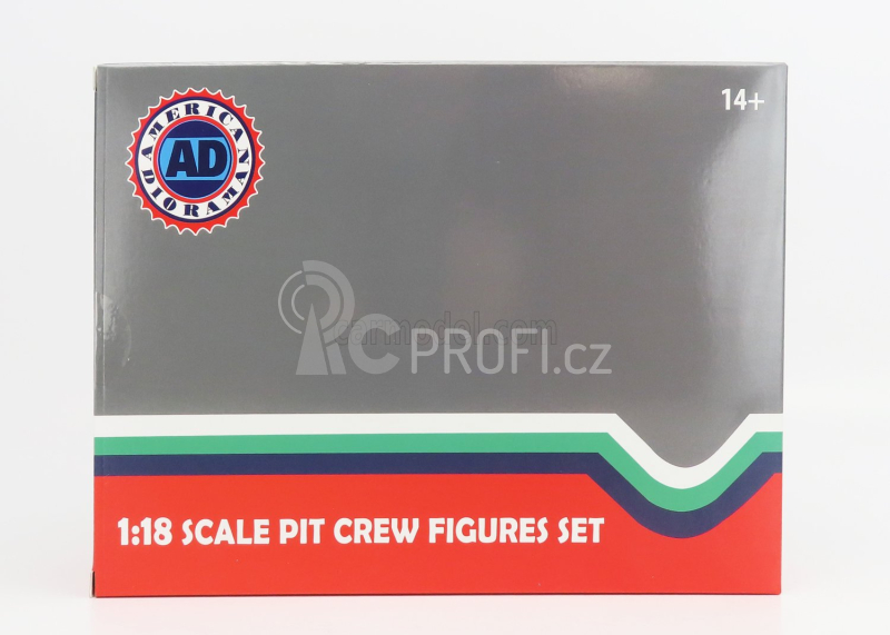 American diorama Figurky mechaniků F1 Pit-stop Set 2 2022 1:18, černá